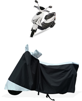 Tricway Two Wheeler Cover for Ampere(Reo Elite BS6, White)