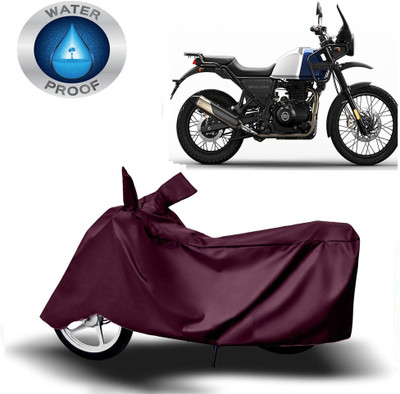 ROYAL AUTO MART Two Wheeler Cover for Royal Enfield(Himalayan, Maroon)