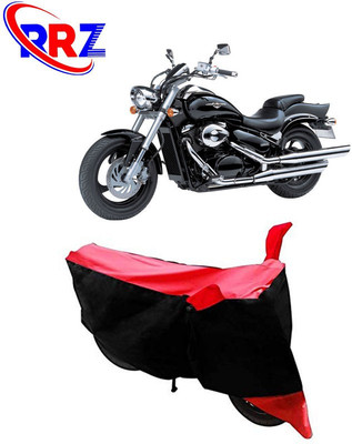 RRZ Waterproof Two Wheeler Cover for Suzuki(Intruder M800, Black, Red)
