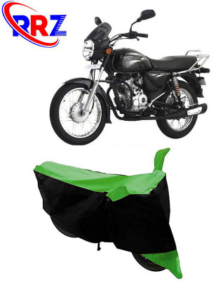 RRZ Waterproof Two Wheeler Cover for Bajaj(Boxer BM 150, Black, Green)