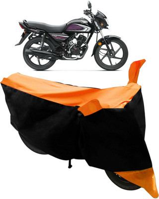 SMART BUYY Two Wheeler Cover for Honda(Dream Neo, Black, Orange)