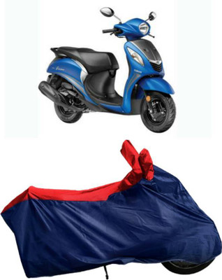 smwzxyu Waterproof Two Wheeler Cover for Yamaha(Fascino 125 BS6, Red)