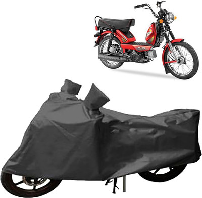 DeepShakshi AUTOMOTIVE Waterproof Two Wheeler Cover for TVS(Heavy Duty Super XL, Grey)