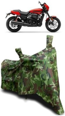 malti Waterproof Two Wheeler Cover for Harley Davidson(Street Rod, Multicolor)