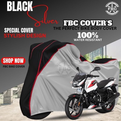 FBC Waterproof Two Wheeler Cover for Bajaj(Pulsar 150, Silver, Maroon)