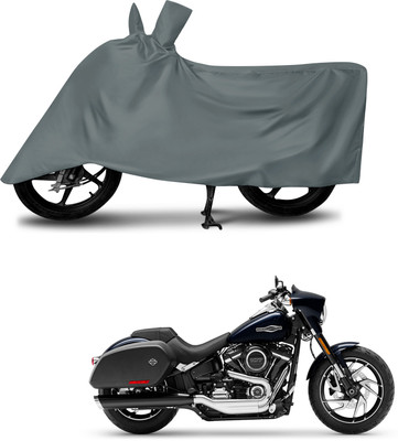 DeepShakshi AUTOMOTIVE Waterproof Two Wheeler Cover for Harley Davidson(Road Glide Special, Grey)