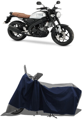 SUGASHRI Waterproof Two Wheeler Cover for Yamaha(XSR155 BS6, Grey, Blue)