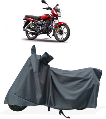Tricway Two Wheeler Cover for Bajaj(Platina 110 H-Gear, Grey)