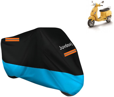 Juvdoxj Waterproof Two Wheeler Cover for Vespa(Vespa VXL 150, Blue)