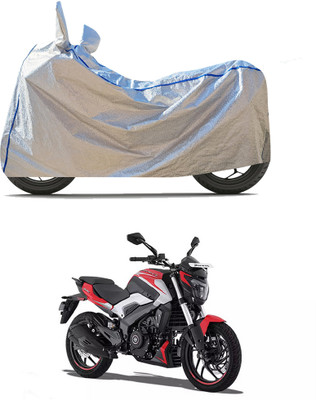 GOSHIV-car and bike accessories Waterproof Two Wheeler Cover for Bajaj(Dominar 250, Silver)
