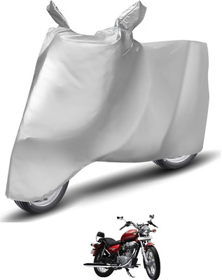 Caronix Waterproof Two Wheeler Cover for Royal Enfield(Thunderbird 500, Silver)