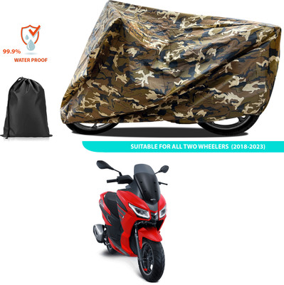 GOSHIV-car and bike accessories Waterproof Two Wheeler Cover for Aprilia(Yellow)