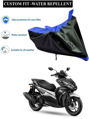 CODOKI Waterproof Two Wheeler Cover for Yamaha(Aerox 155 Maxi BS6, Blue)