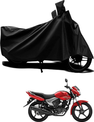 AASHTIK MART Two Wheeler Cover for Yamaha(Saluto RX, Black)