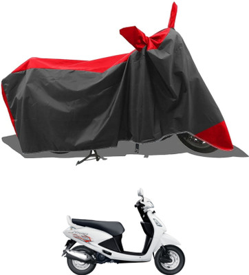 KEDIT Two Wheeler Cover for Hero(MotoCorp Splendor Plus, Red)