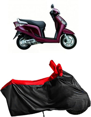 Autofly Waterproof Two Wheeler Cover for Honda(Aviator, Red, Black)