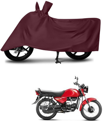 KEDIT Two Wheeler Cover for Hero(HF Dawn, Maroon)