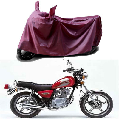 APNEK Waterproof Two Wheeler Cover for Suzuki(Samurai, Maroon)
