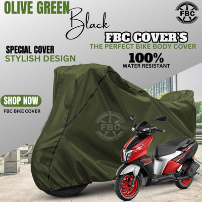 OliverX Waterproof Two Wheeler Cover for TVS(NTORQ, Green)