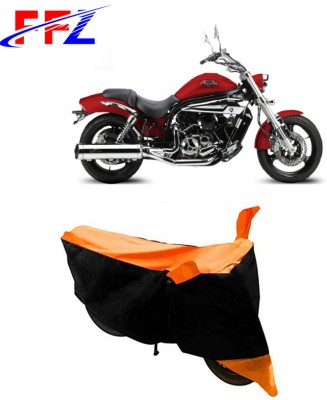 FFZ Waterproof Two Wheeler Cover for Hyosung(Aquila Pro 650, Black, Orange)