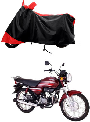 GROFATIK Two Wheeler Cover for Hero(HF Dawn, Red)