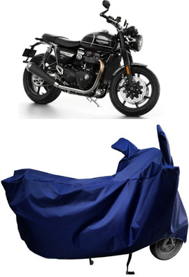 Amexride Two Wheeler Cover for Triumph(Speed Twin, Blue)