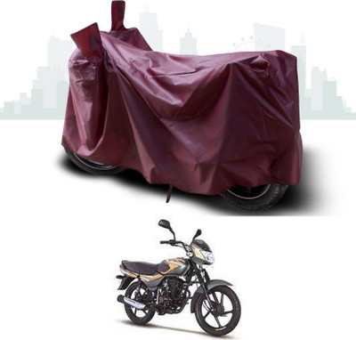 KEDIT Two Wheeler Cover for Bajaj(CT110, Maroon)