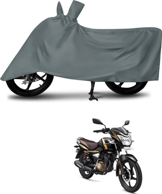 aosis Waterproof Two Wheeler Cover for TVS(Victor Premium, Grey)