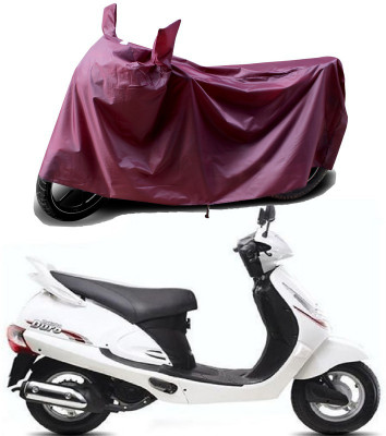 APNEK Waterproof Two Wheeler Cover for Mahindra(Duro, Maroon)