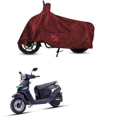 EGAL Waterproof Two Wheeler Cover for Bgauss(BS6, Maroon)