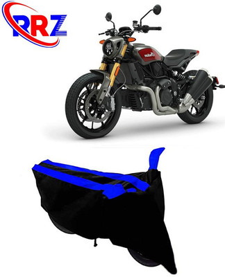 RRZ Waterproof Two Wheeler Cover for Indian(FTR 1200, Black, Blue)