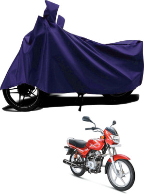 DeepShakshi AUTOMOTIVE Two Wheeler Cover for Bajaj(Platina 125, Blue)