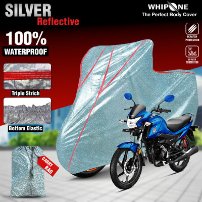 Whipone Waterproof Two Wheeler Cover for Honda(Livo, Silver)