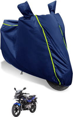 Auto Hub Waterproof Two Wheeler Cover for Bajaj(Pulsar 220F, Multicolor)