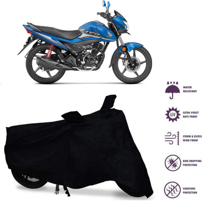 WMIZEXA Waterproof Two Wheeler Cover for Honda(Livo, Black)