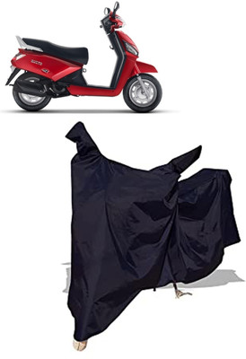 Amexride Two Wheeler Cover for Mahindra(Gusto BS6, Black)