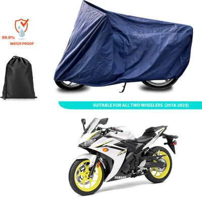 CODOKI Waterproof Two Wheeler Cover for Yamaha(YZF R3, Blue)