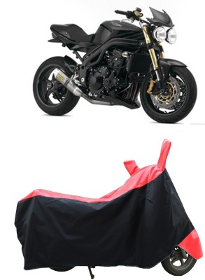 Coxtor Two Wheeler Cover for Triumph(Speed Triple ABS, Red)