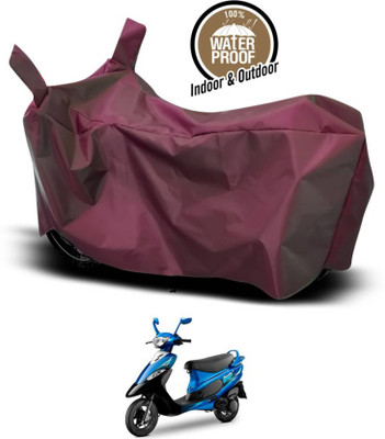 AASHTIK MART Two Wheeler Cover for TVS(Pep+, Maroon)