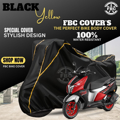 FBC Waterproof Two Wheeler Cover for TVS(NTORQ, Black)