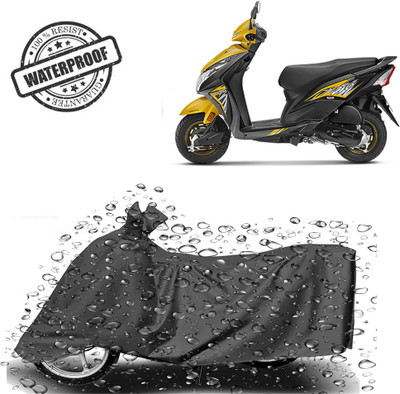 ROYAL AUTO MART Waterproof Two Wheeler Cover for Honda(Dio, Grey)