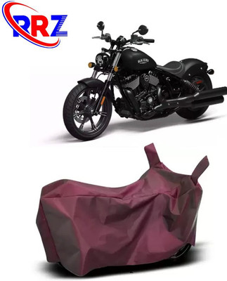 RRZ Waterproof Two Wheeler Cover for Indian(Chief, Maroon)