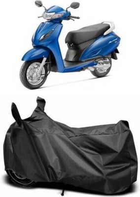 AUTOCAD Waterproof Two Wheeler Cover for Hero(Activa 5G, Black)