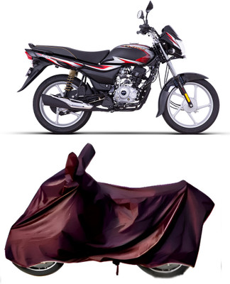 BbcMart Waterproof Two Wheeler Cover for Bajaj(Platina 100, Maroon)