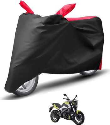 Caronix Waterproof Two Wheeler Cover for Bajaj(Dominar 250, Red)