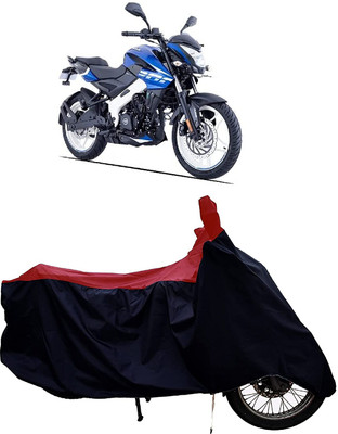 KEDIT Two Wheeler Cover for Bajaj(Pulsar 200 NS DTS-i, Red, Black)