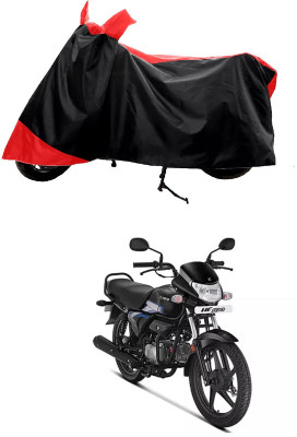 GROFATIK Two Wheeler Cover for Hero(MotoCorp HF Deluxe, Red)
