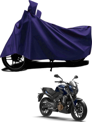 DeepShakshi AUTOMOTIVE Two Wheeler Cover for Bajaj(Dominar 400, Blue)