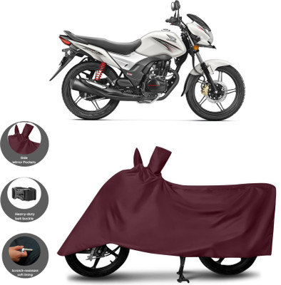HWSXQAE Waterproof Two Wheeler Cover for Honda(SP 125, Maroon)