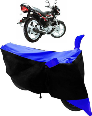Mdstar Waterproof Two Wheeler Cover for Suzuki(Zeus, Black, Blue)